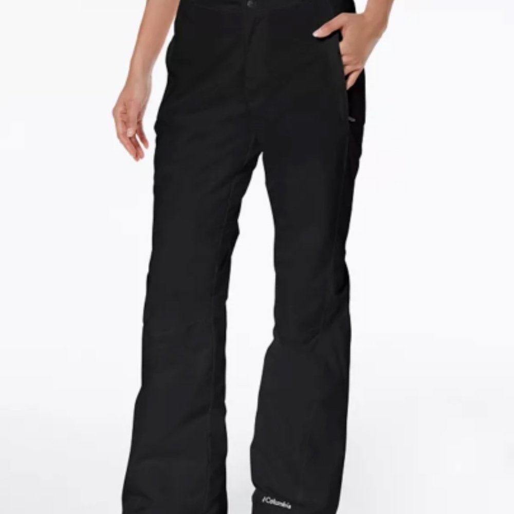 COLUMBIA WOMEN'S BLACK INSULATED PANTS SIZE LARGE